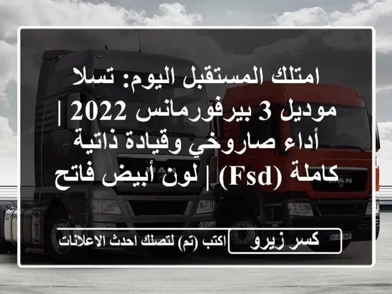 امتلك المستقبل اليوم: تسلا موديل 3 بيرفورمانس 2022 |...