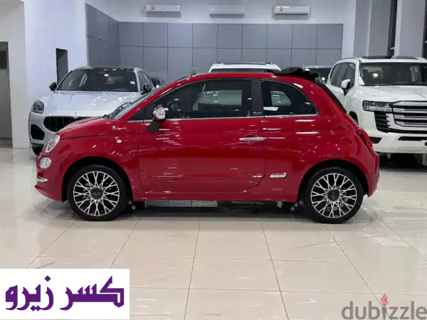 فيات 500 دولتشي فيتا 2022 حمراء فل أوبشن - كالجديدة بضمان الوكالة!