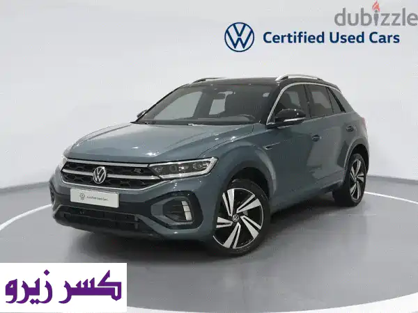فولكس فاجن T-Roc R-Line 2022 للبيع | ضمان الوكيل وتأمين شامل...