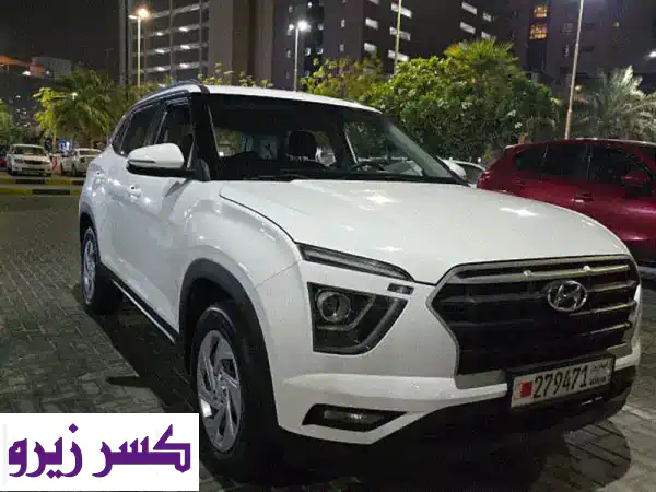 هيونداي كريتا 2022 بيضاء: حالة ممتازة! تأمين وفحص ساري حتى 03/2026