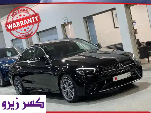 امتلك الأناقة والفخامة: مرسيدس E300 موديل 2022 سوداء...