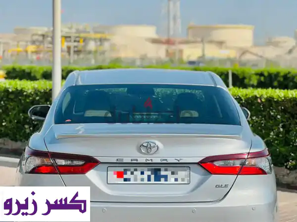 تويوتا كامري 2022 فضي GLE V4 | مالك أول | صيانة وكالة البحرين | بحالة الوكالة