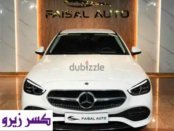 امتلك الفخامة: مرسيدس C180 AMG 2022 سوداء | 5,000 كم فقط، بانوراما وكاملة الكماليات