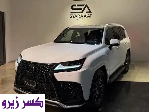 لكزس LX600 F Sport 2022 أبيض | وكالة وضمان | 68 كم فقط!