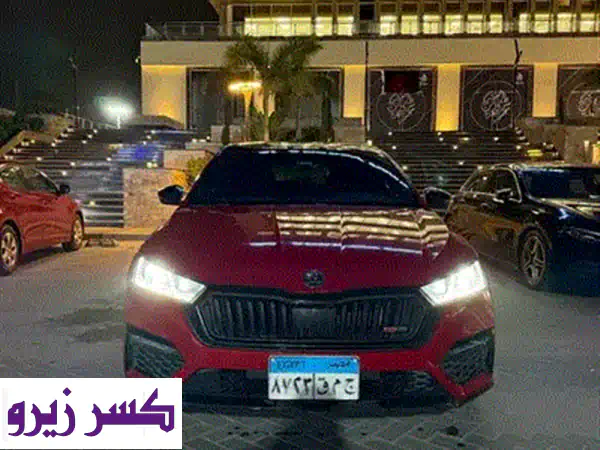 امتلك الأداء: سكودا اوكتافيا vRS 2022 | فبريكة بالكامل | صيانة منتظمة | فضي