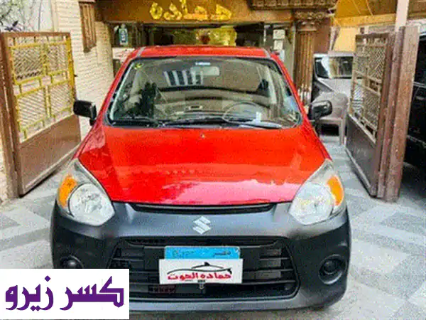 سوزوكي ألتو 2022 حمراء للبيع: فبريكا بالكامل، صيانة توكيل، 55 ألف كم فقط! لا تفوت الفرصة.