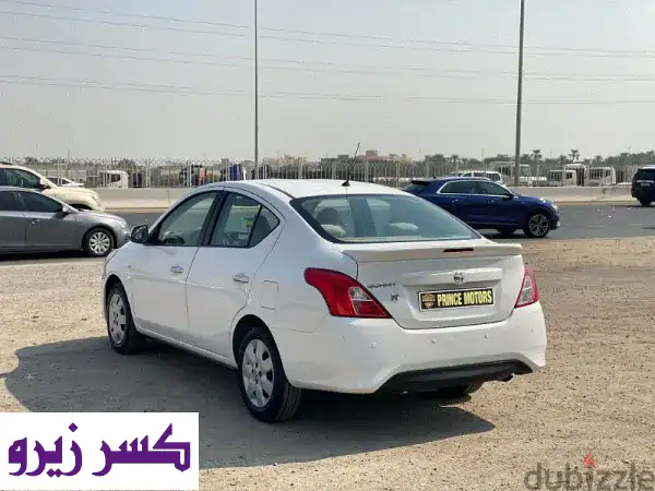 فرصة لا تعوض: نيسان صني 2022 بيضاء - 48 ألف كم فقط وبحالة كالجديدة! (كاش أو تقسيط)