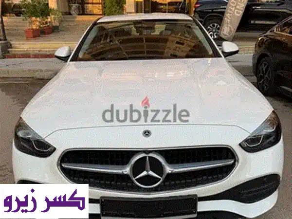 مرسيدس C180 AMG 2022 سوداء: فخامة استيراد بضمان 10 سنوات - بانوراما وفابريكا بالكامل!