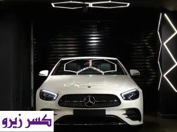 مرسيدس E200 AMG كابورليه 2022 بيضاء -  فرصة ذهبية!  (2500 كم فقط!)