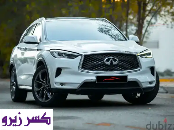 Infiniti QX50 2022 بيضاء - بحالة ممتازة، سعر مغرٍ! (59,034 كم)
