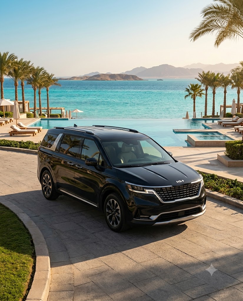 Kia Carnival 2026 Rental with Driver | Luxury Family Van in Egypt