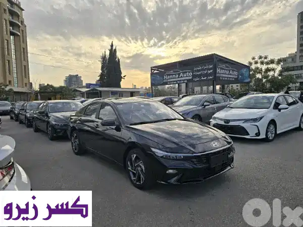 Hyundai Elantra 2025 Version 2026 GCC black on black with Warranty !!!