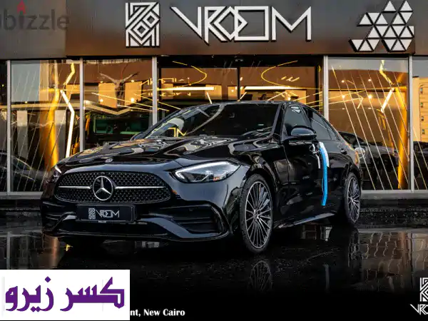 مرسيدس C200 2026 AMG (أسود/أحمر) | تقسيط ميسر 30% | بدون...