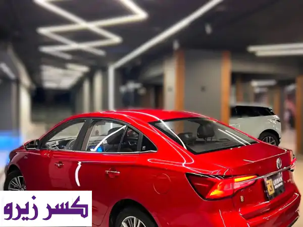 MG 5 Luxury 2026 للبيع | فخامة حمراء، فتحة سقف، بصمة | 12 ألف...
