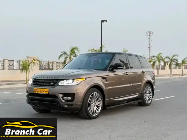 فرصة ذهبية: رنج روفر سبورت 2014 V8 سوبر تشارج للبيع في عمان - بحالة الوكالة وبسعر لا يفوت!