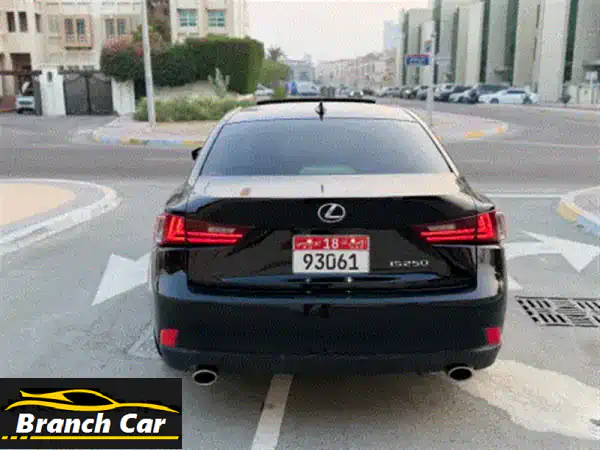 للبيع لكزس is 250 موديل 2014 وارد أعلى فئة (full option) بحالة ممتازة وجاهزة للاستخدام. محرك v6 قوي