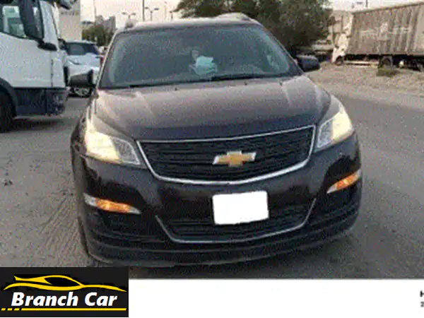 سيارة شفروليه ترافيرس موديل 2015 ls بحالة نظيفة جداً، ماشية 109 ألف كم، مكيف بارد، تواير جديدة، ...