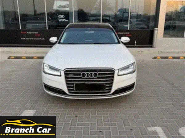 أودي a8 لارج موديل 2016 سوبرتشارج خليجي نظيفة معمول سرفيس كامل فول مواصفات ماشية 232 ألف كيلو مطلوب