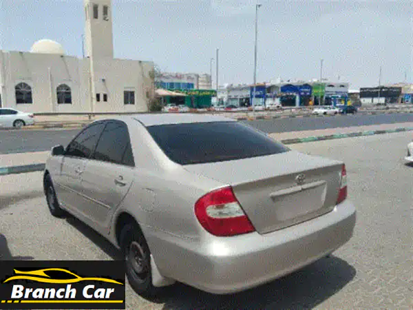 تويوتا كامري موديل 2002 نظيفة ومفحوصة وجاهزة لتسجيل السيارة. متواجدة في مدينة العين. للاستفسار ...