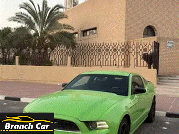 فورد موستنج 2014 وكالة الكويت | 6 سلندر أخضر رياضي | شرط الفحص بحولي