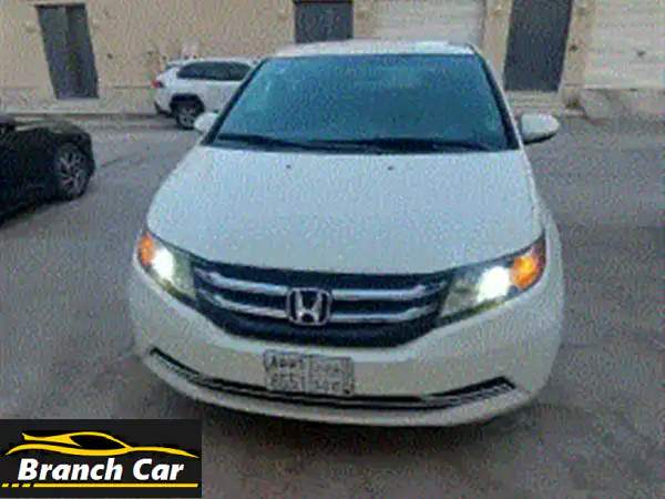 للبيع سيارة هوندا أوديسي 2014 lx 6 v 3.5 l، مواصفات سعودي نصف فل. بلوتوث ونظام صوتي متقدم، شاشة عرض